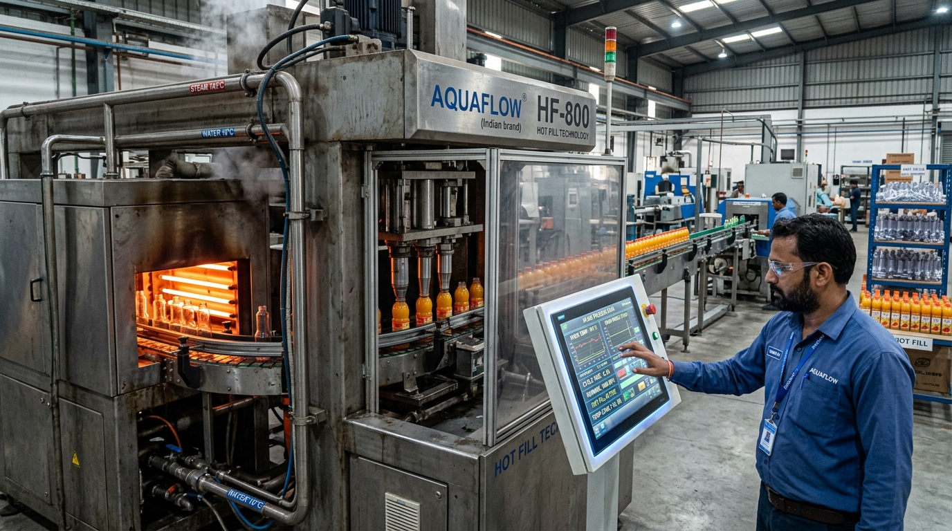 Hot Fill PET Blow Moulding Machine
