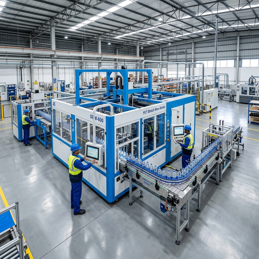 Pet Stretch Blow Moulding Machine